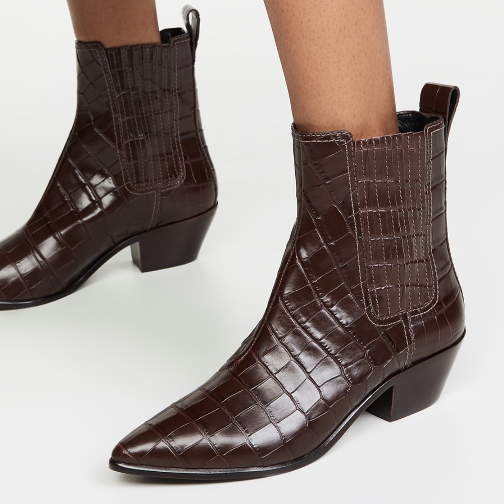 Loeffler Randall Aylin Low Western Booties